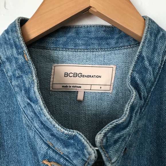Bcbgeneration trucker bell denim jacket S - Picture 6 of 8